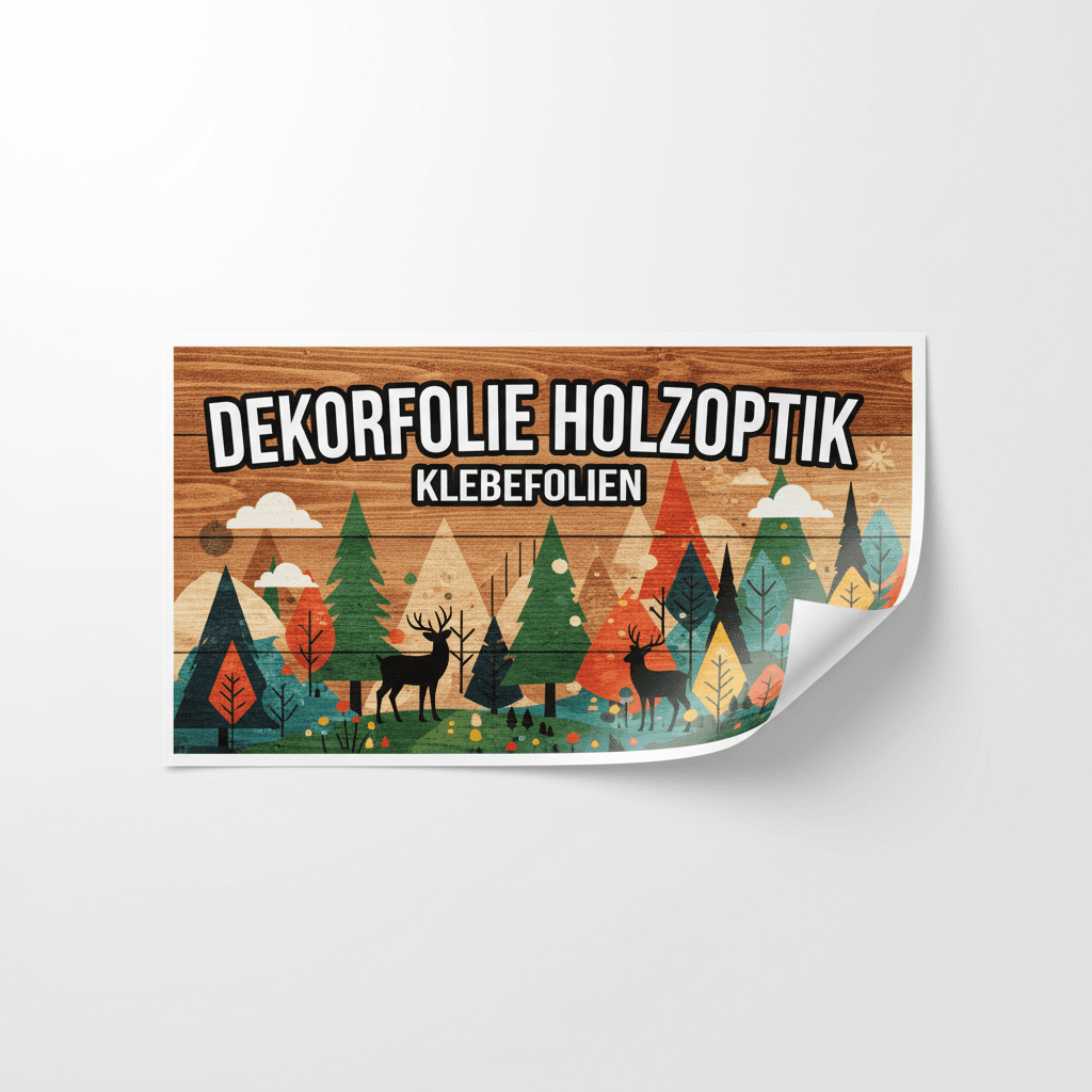 Dekorfolie Holzoptik — Klebefolien
