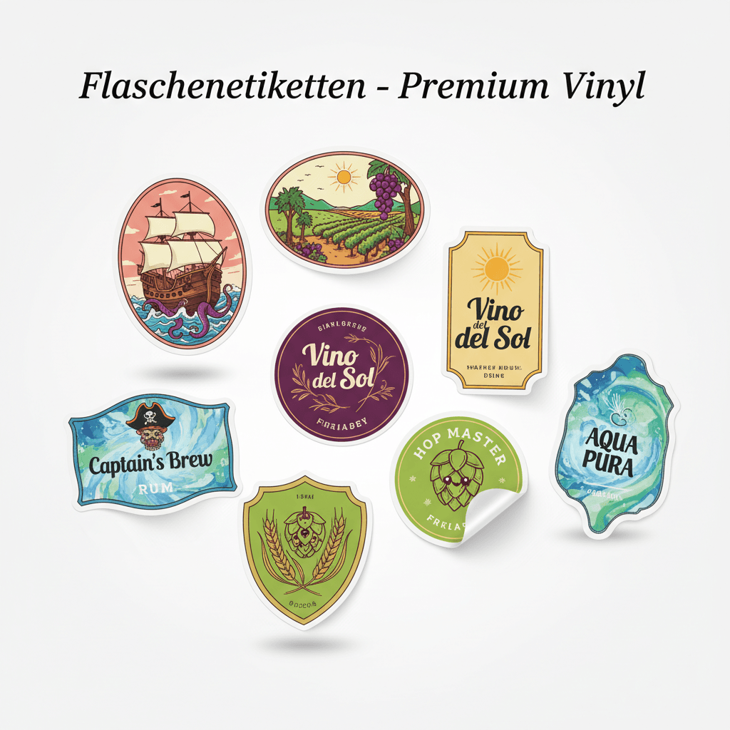 Flaschenetiketten — Etiketten