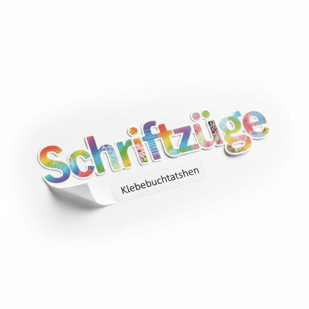 Schriftzuege — Klebebuchstaben
