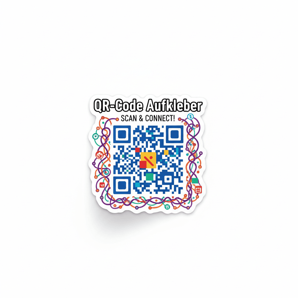 QR-Code Aufkleber — Aufkleber